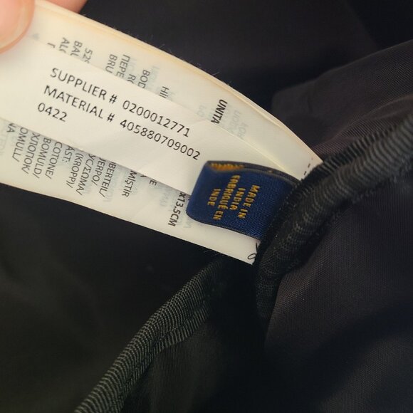 Polo Ralph Lauren Light Weight Canvas Backpack Navy Polo Logo Shield Patch - Picture 10 of 12